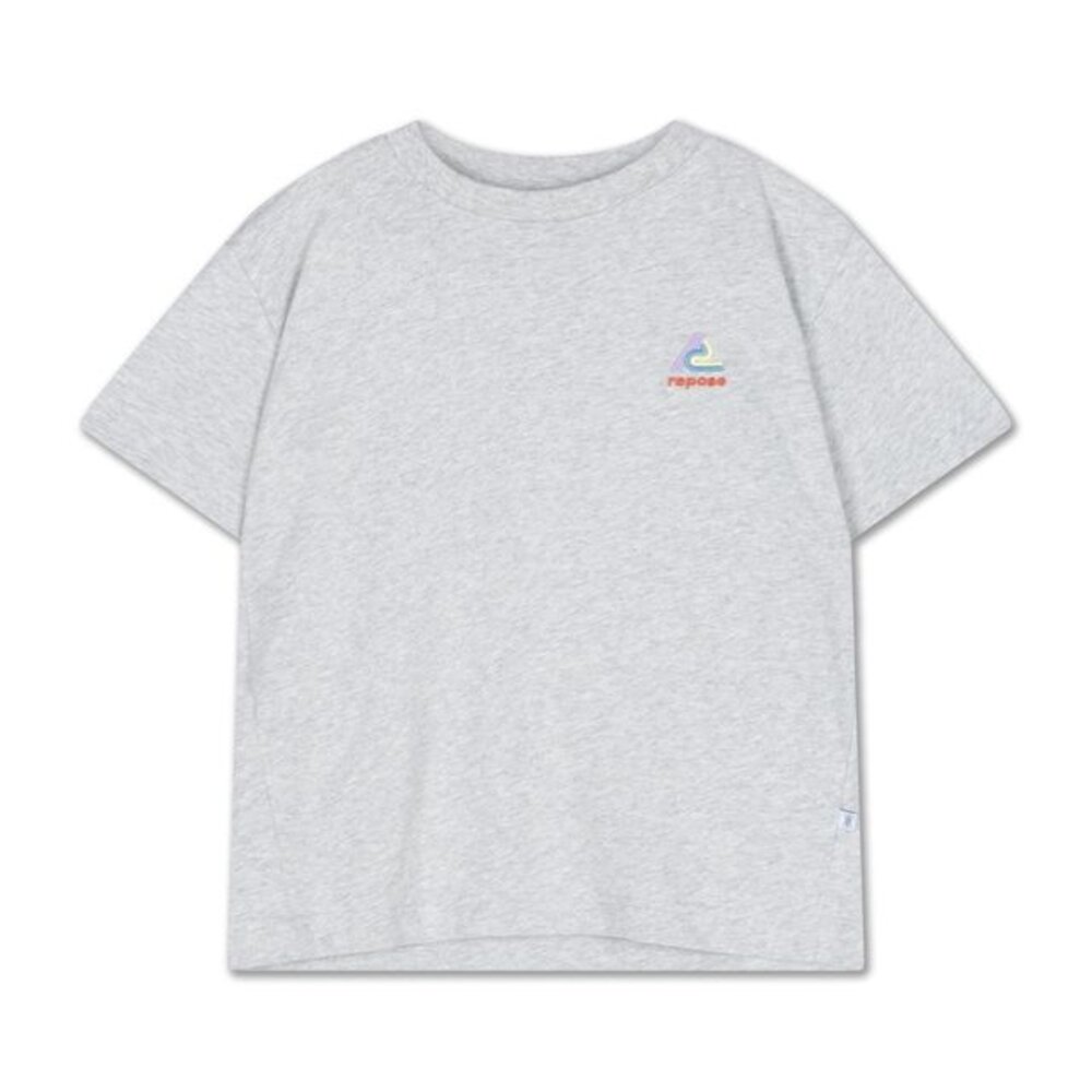 Repose 55. tee shirt grey melange Repose 55. tee shirt grey melange
