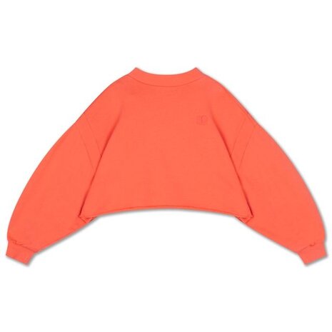 Repose cropped sweater coral dusk