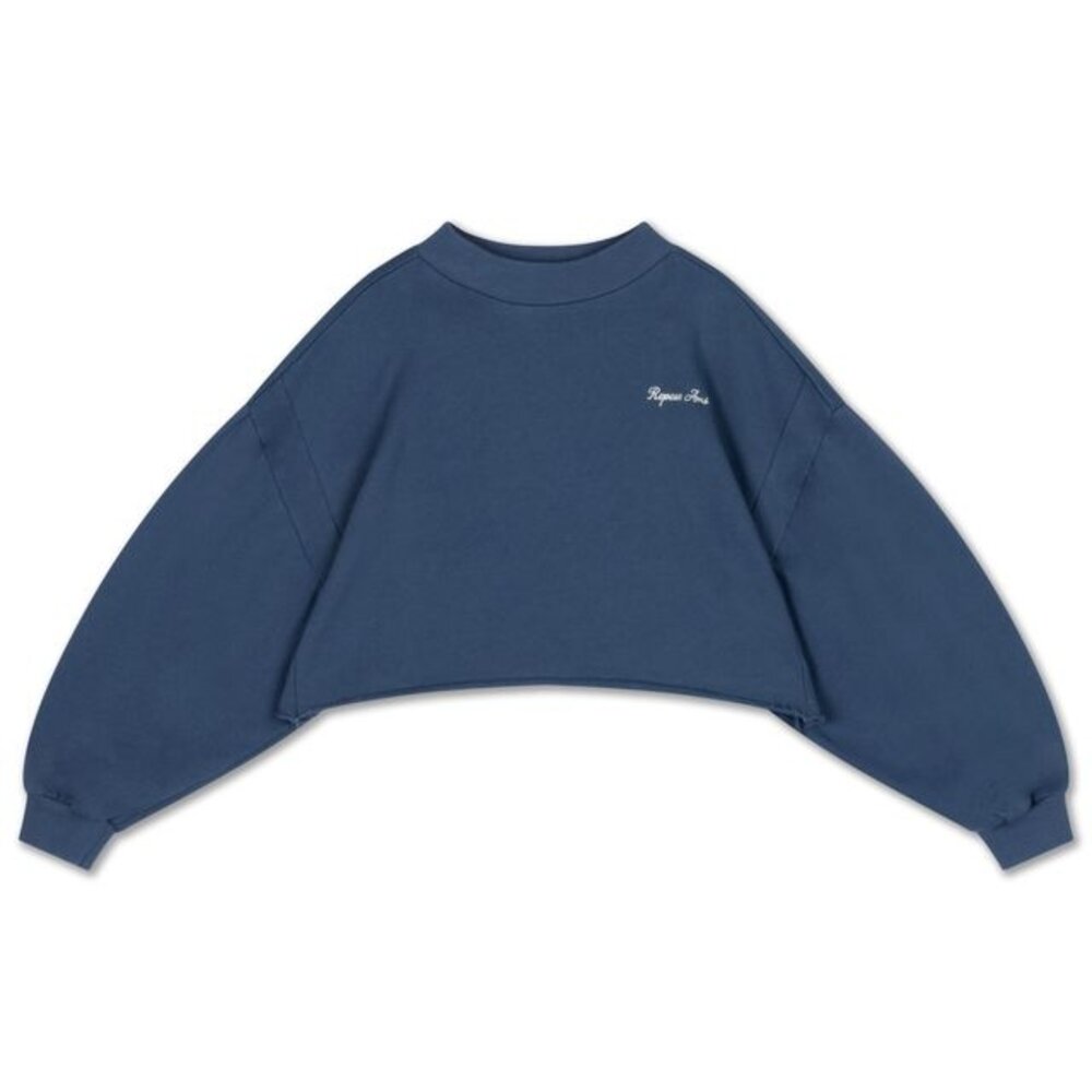 Repose cropped sweater blauw Repose cropped sweater blauw
