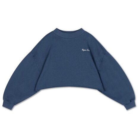 Repose cropped sweater blauw Repose cropped sweater blauw