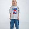 Repose grijs oversized t-shirt met graphic print