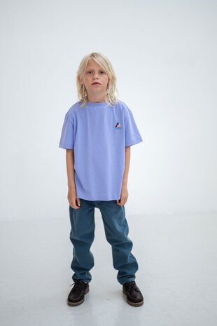 Repose 55. tee shirt glacier bloom - paars t-shirt