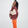 Repose 1. baseball jacket cherrywood color block