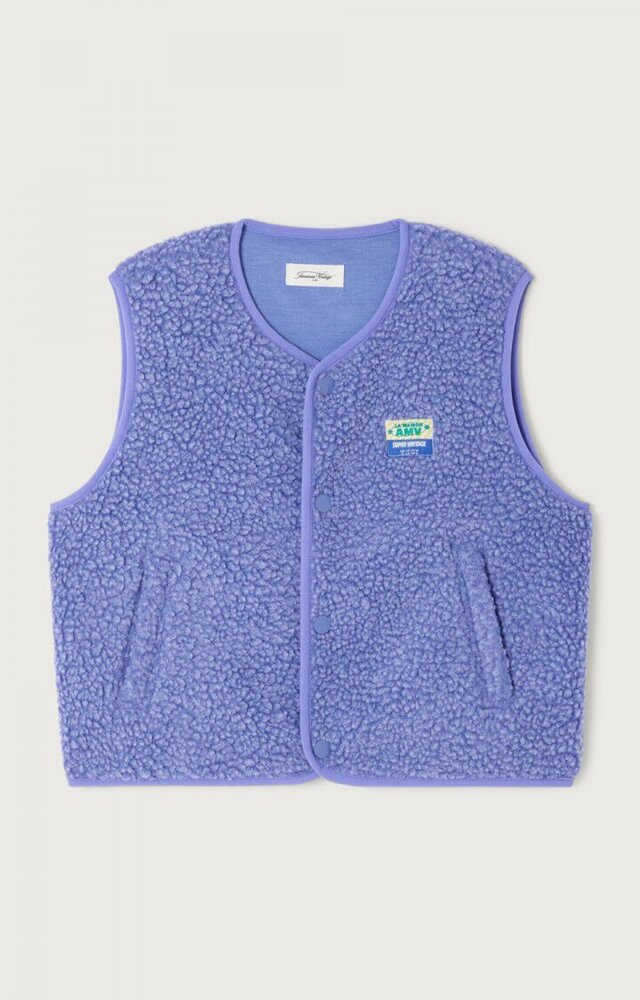 American Vintage teddy bodywarmer lila
