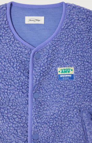 American Vintage teddy bodywarmer lila