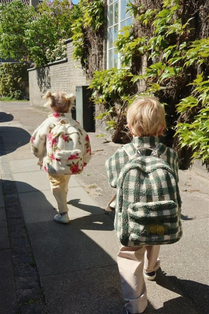 Konges Slojd Jody teddy jas met groene ruiten