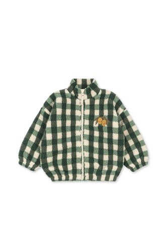 Konges Slojd Jody Teddy Jacket Green Check Konges Slojd Jody Teddy Jacket Green Check