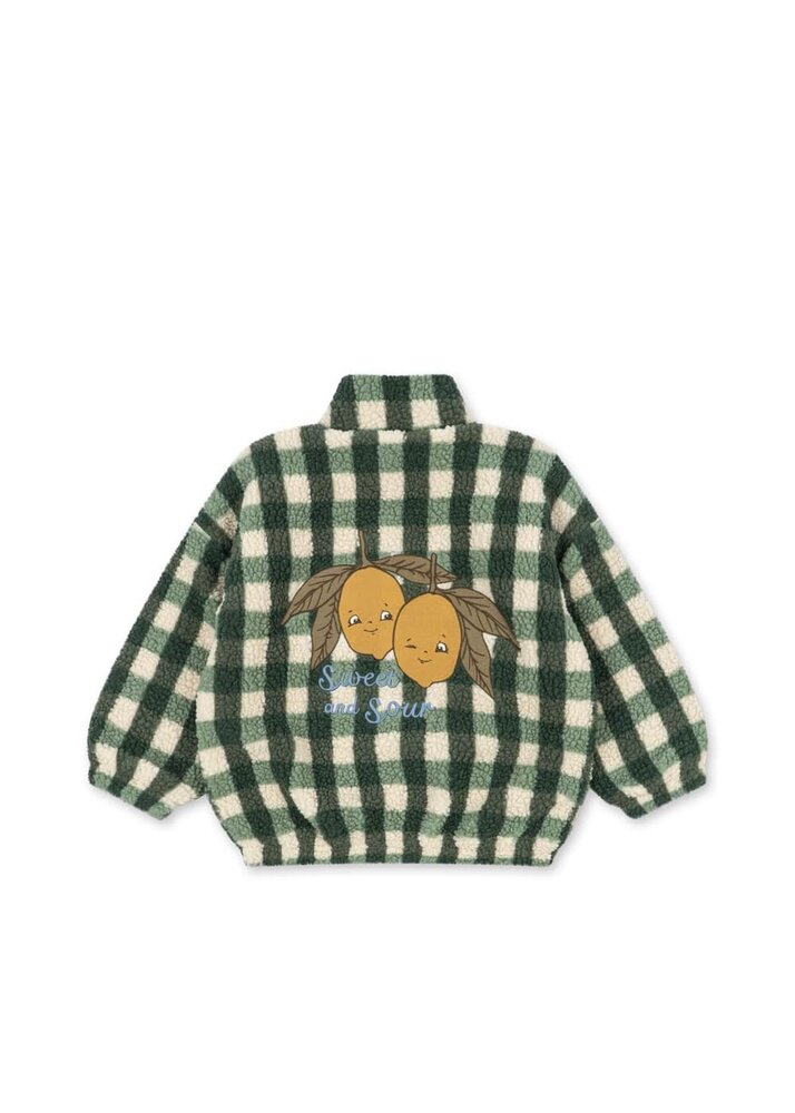 Konges Slojd Jody Teddy Jacket Green Check Konges Slojd Jody Teddy Jacket Green Check