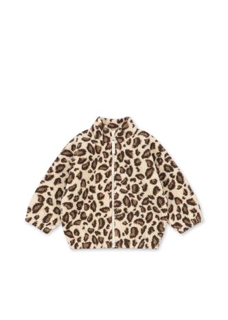 Konges Slojd Jody teddy jas leopard print