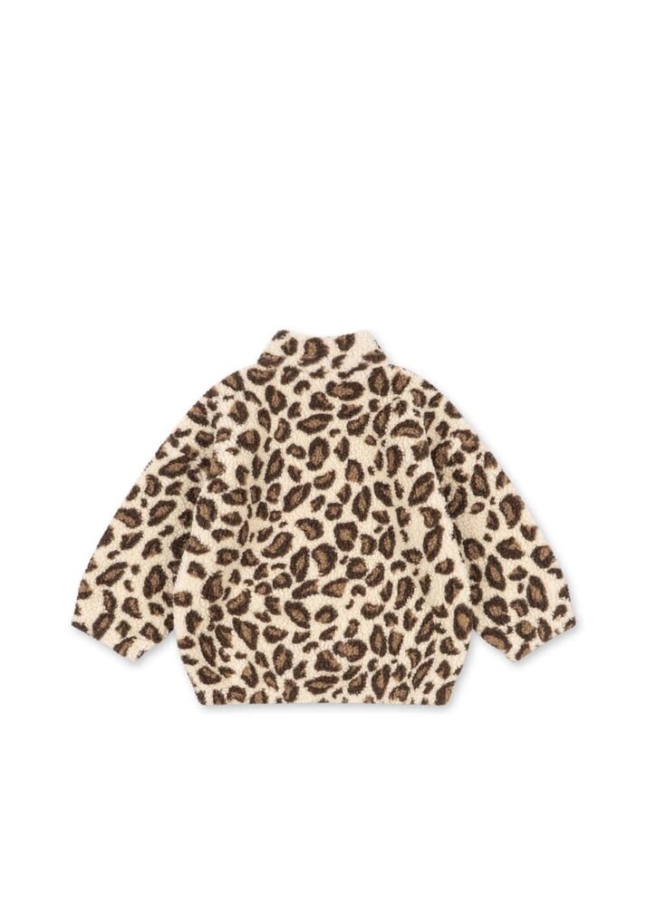 Konges Slojd Jody teddy jas leopard print