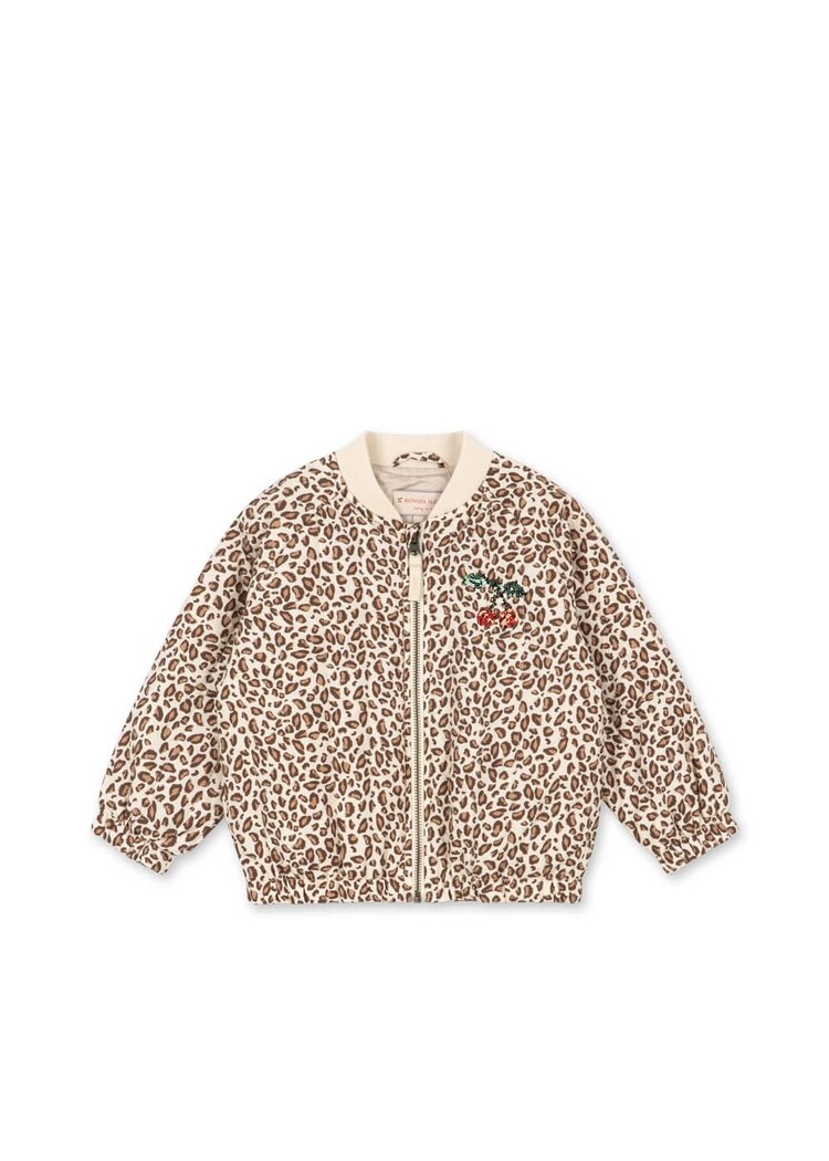 Konges Slojd Juno bomberjack leopard met pailletten