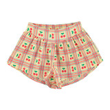 Piupiuchick Shorts | light yellow w/ cherries allover