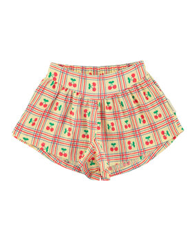 Piupiuchick Shorts | light yellow w/ cherries allover Piupiuchick Shorts | light yellow w/ cherries allover