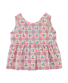 Piupiuchick Top | ecru w/ cherries allover Piupiuchick Top | ecru w/ cherries allover