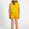 Piupiuchick Shorts w/ fringes | mustard w/ red hearts allover