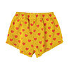 Piupiuchick Shorts w/ fringes | mustard w/ red hearts allover