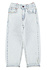 Unisex trousers | washed light blue denim