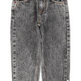 Piupiuchick Unisex trousers | washed black denim ss26