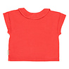 Piupiuchick T’shirt w/ peter pan collar| red w/ "amour" print