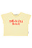 T’shirt | light yellow w/ "beach bar" print