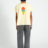 Piupiuchick T’shirt | light yellow w/ "beach bar" print
