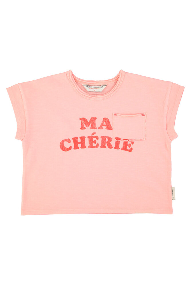 Piupiuchick T’shirt | light pink w/ "ma chérie" print