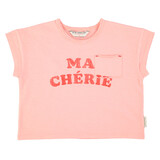 Piupiuchick T’shirt | light pink w/ "ma chérie" print