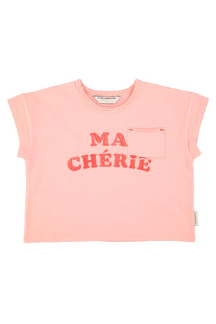 Piupiuchick T’shirt | light pink w/ "ma chérie" print