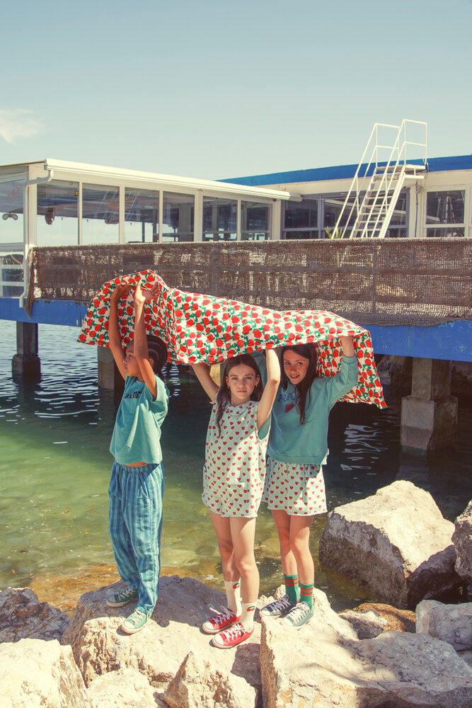 Piupiuchick T’shirt | turquoise w/ "best friend" print