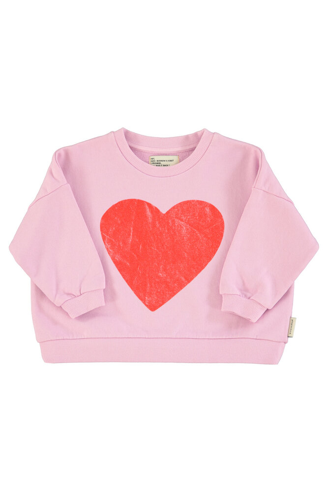 Piupiuchick sweater met rood hart