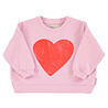 Piupiuchick Sweatshirt | lilac w/ red heart print