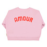 Piupiuchick Sweatshirt | lilac w/ red heart print