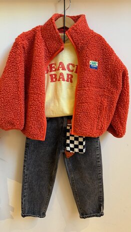 American Vintage Hoktown teddy jas Braise Chine