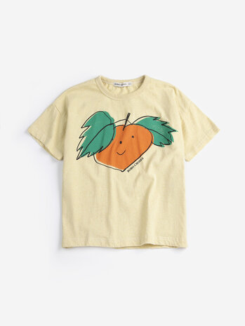 Bobo Choses Tangerine t-shirt - geel t-shirt met print