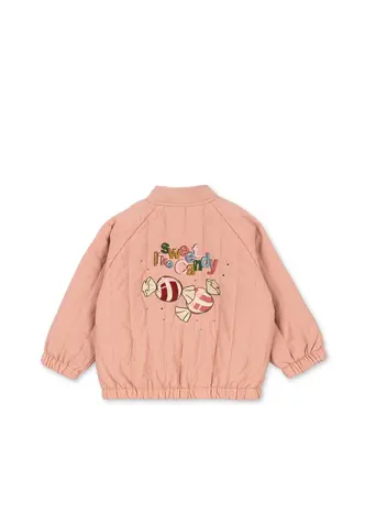 Konges Slojd Juno roze bomberjas Cameo Brown Candy Konges Slojd Juno roze bomberjas Cameo Brown Candy