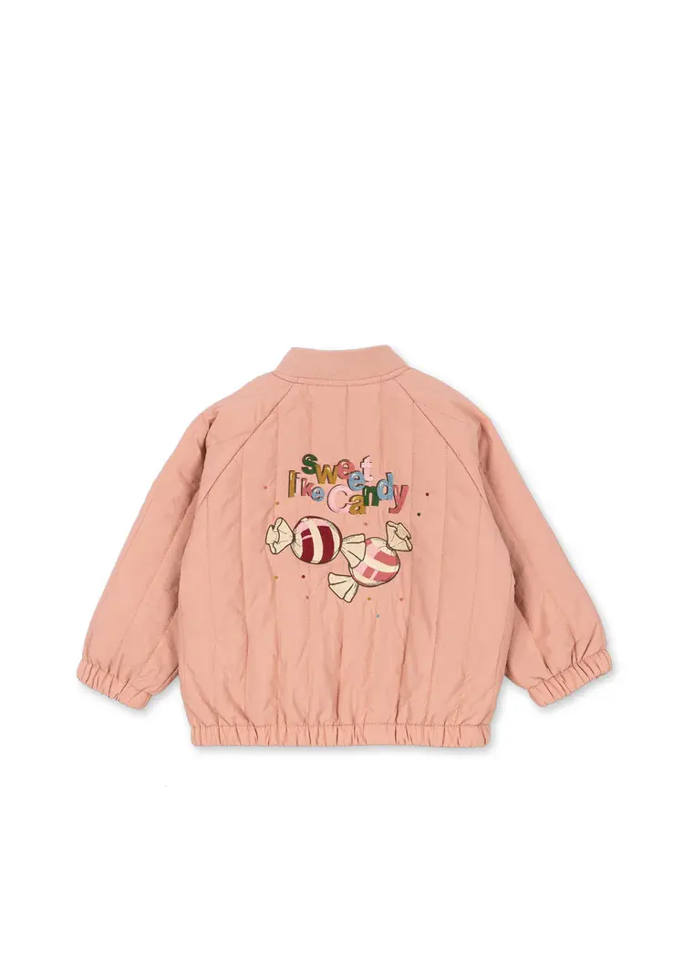 Konges Slojd Juno roze bomberjas Cameo Brown Candy