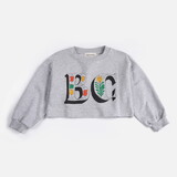 Bobo Choses Spring Letters cropped sweatshirt