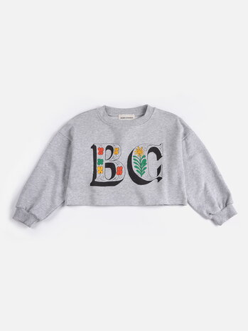 Bobo Choses Spring Letters cropped sweatshirt