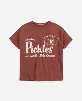 Bobo Choses Pickles The Dog T-shirt Brown
