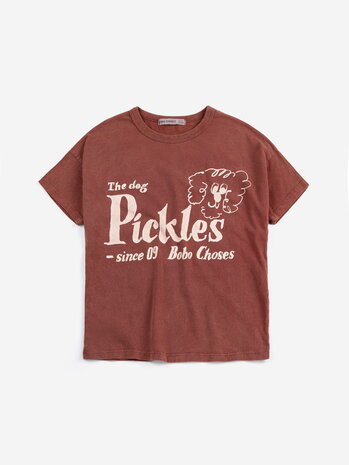 Bobo Choses bruin t-shirt Pickles The Dog