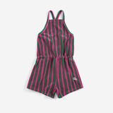 Bobo Choses Striped terry cloth playsuit