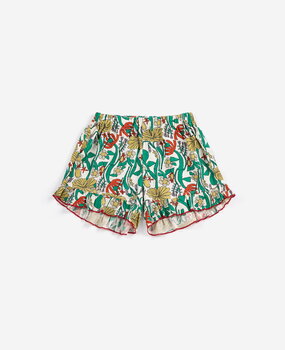 Bobo Choses Color Herbalist all over woven shorts
