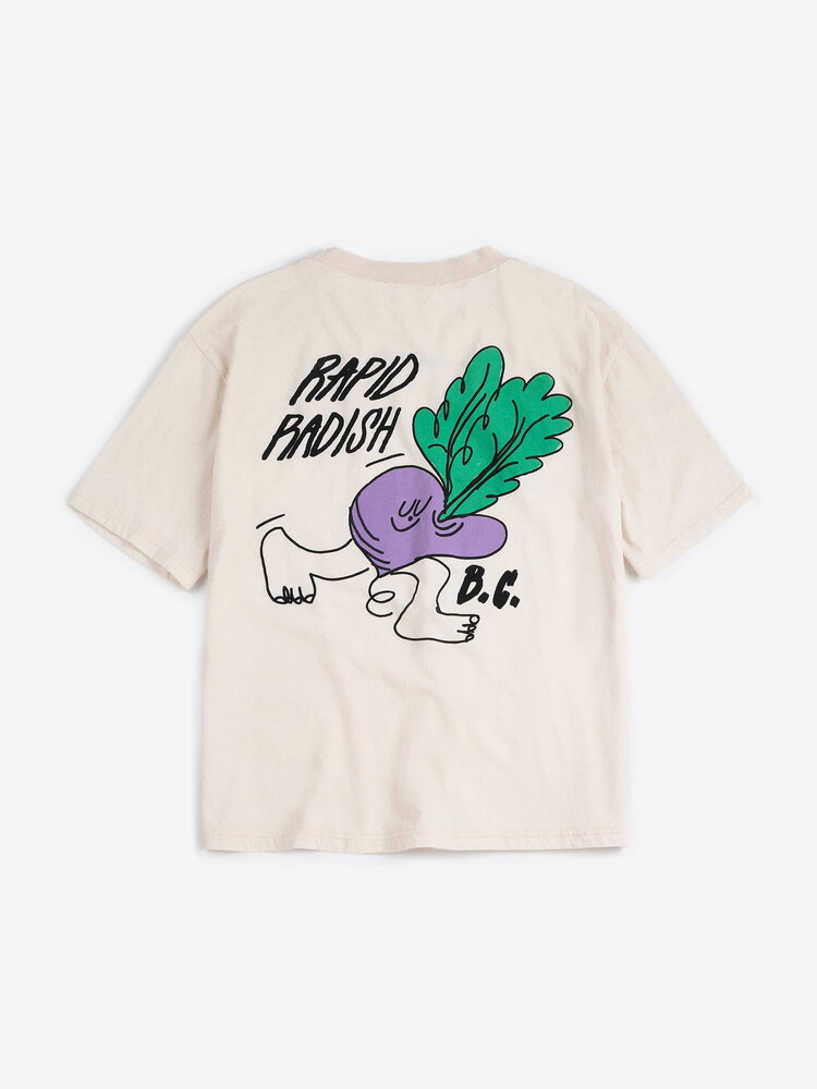 Bobo Choses oversized t-shirt Rapid Radish met print op rug