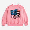 Bobo Choses roze sweater met print Dog Friendship