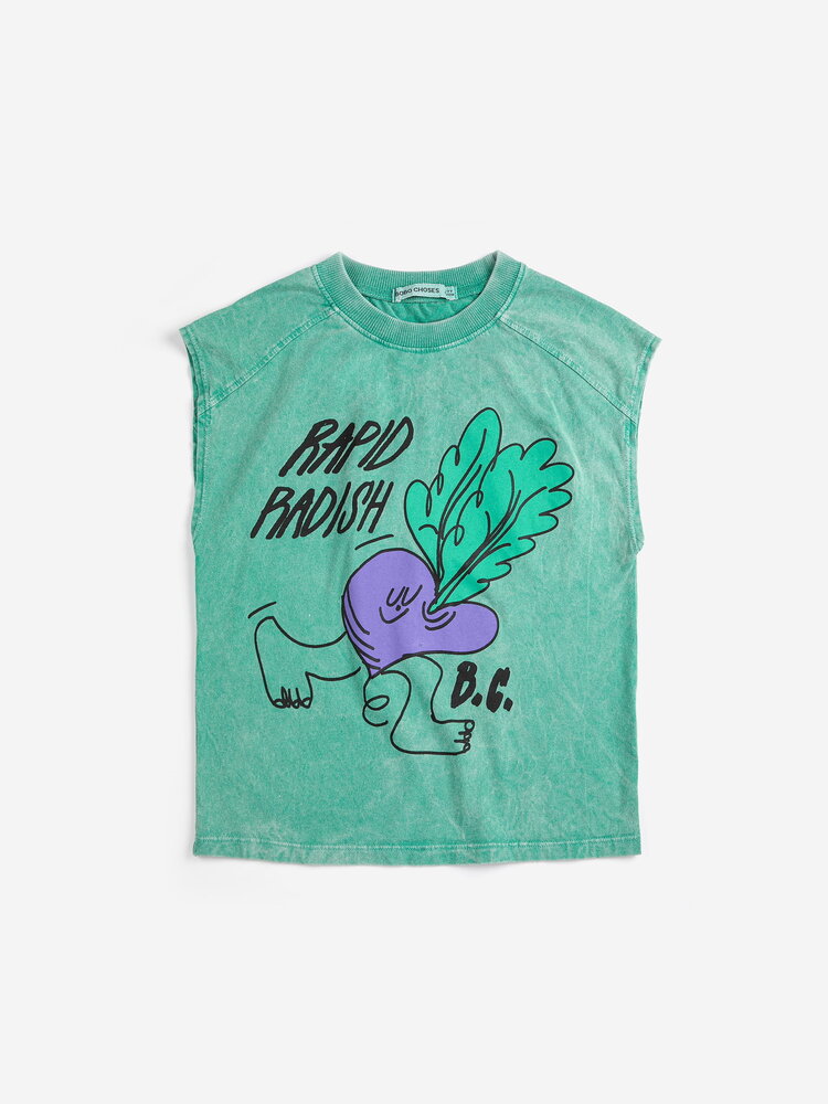 Bobo Choses Rapid Radish sleeveless T-shirt