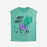 Bobo Choses groen mouwloos shirt Rapid Radish