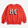 Bobo Choses rode sweater met print Spring Letters