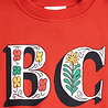 Bobo Choses rode sweater met print Spring Letters