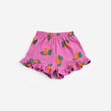 Bobo Choses Tangerine all over ruffled shorts