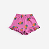 Bobo Choses Tangerine all over ruffled shorts - korte broek